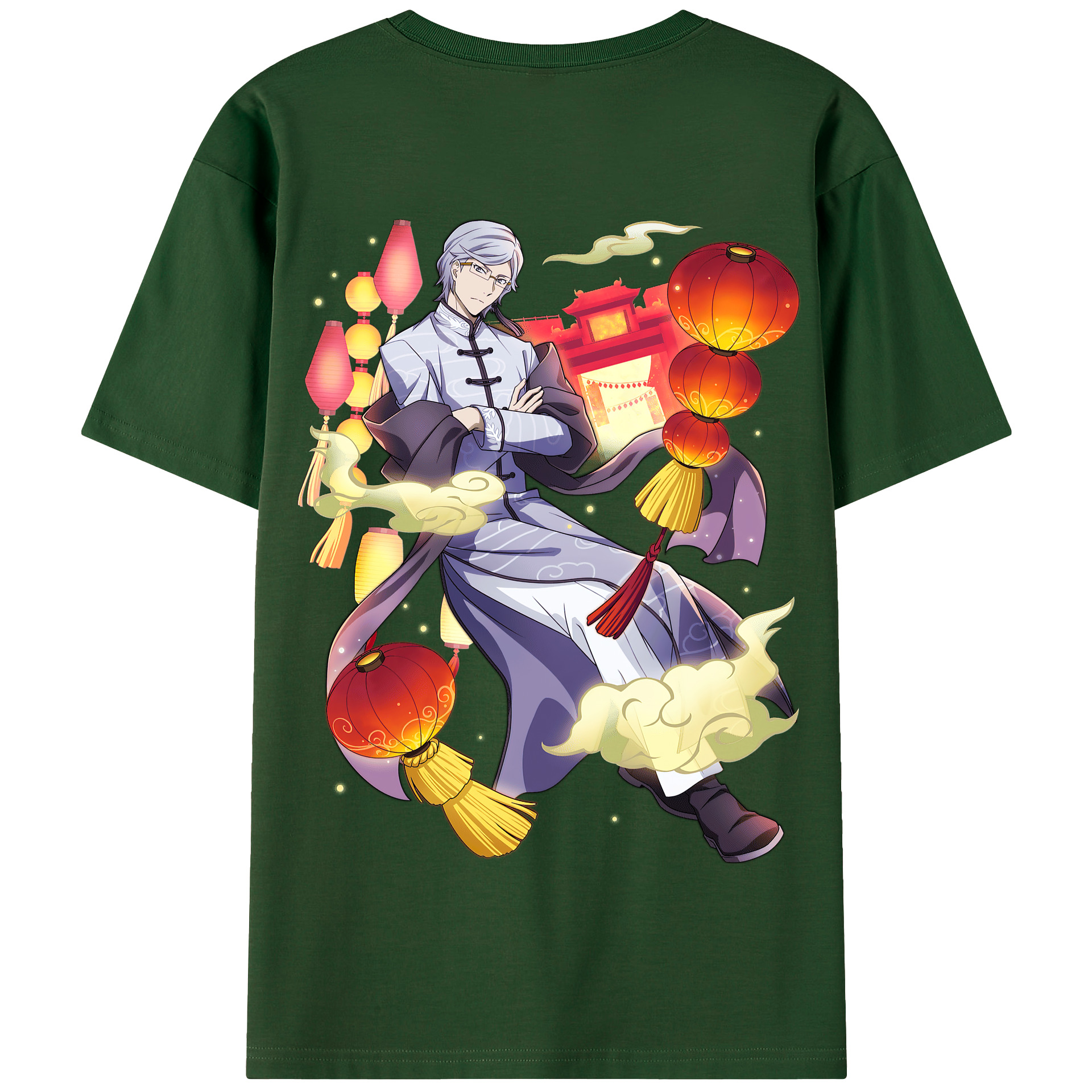 （画像用） 文豪ストレイドッグス Bungo Stray Dogs 綿100％半袖Tシャツ（背面プリント）